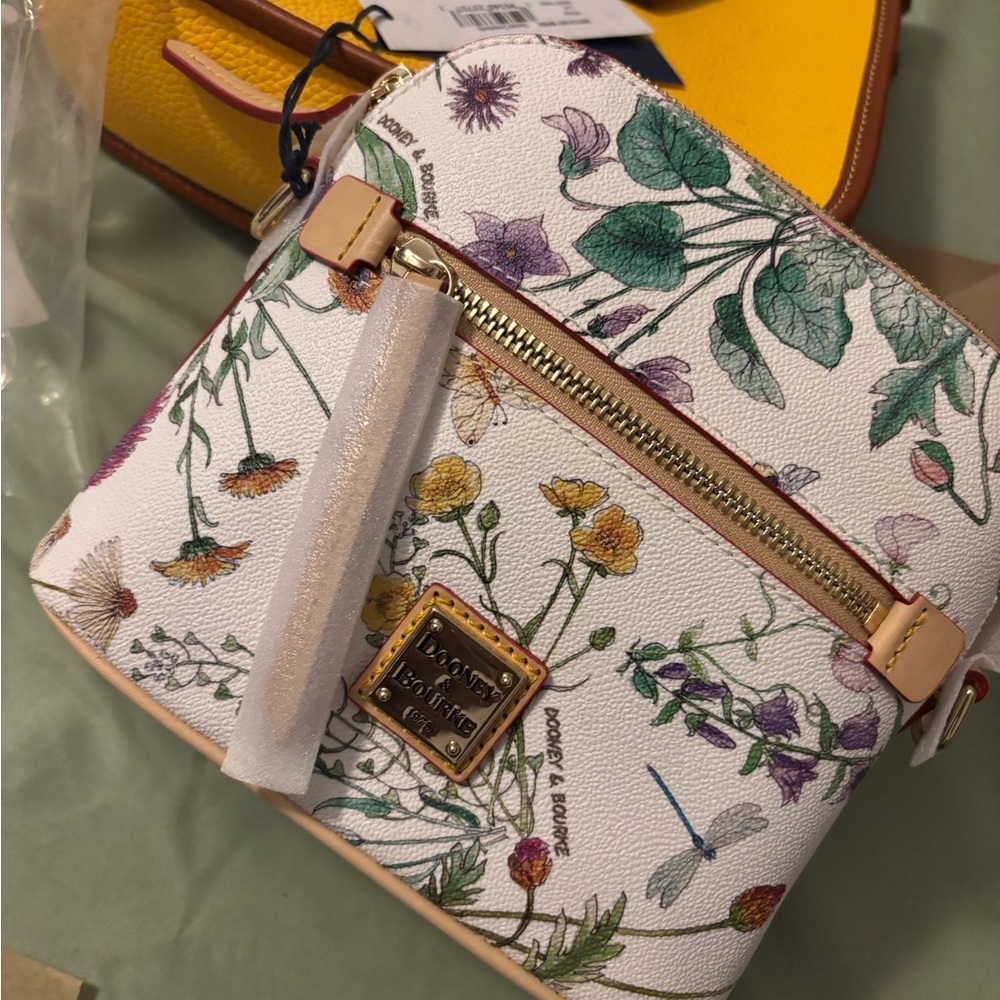 Dooney & Bourke Floral White Crossbody Bag